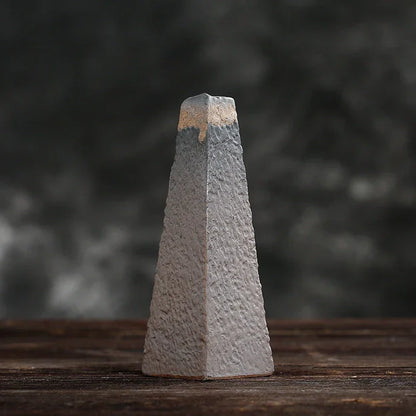 Handmade Classic Brown Table Vase Set